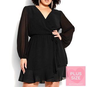 City Chic | *PLUS SIZE* | Wild One Dress - Black